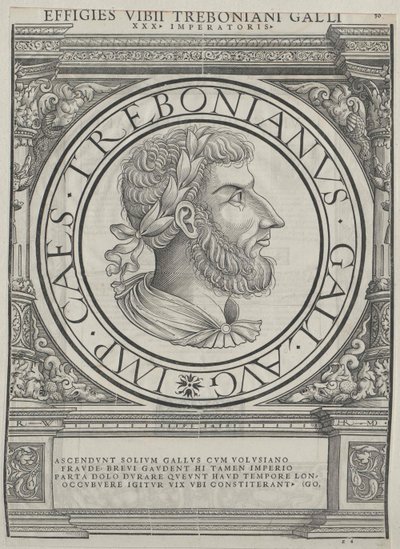 罗马皇帝 Trebonianus Gallus（印刷品） 作者 鲁道夫·维森巴赫