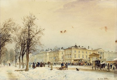 维也纳北站；维也纳火车北站，1852年 作者 阿尔特的鲁道夫