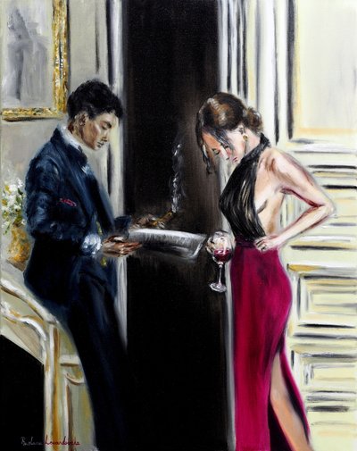 再多一点，2022（布面油画） 作者 Ruslana Levandovska