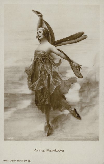 Anna Pavlova, Russian prima ballerina (b/w photo) 作者 俄罗斯摄影师