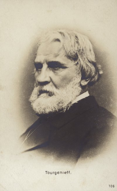 Ivan Turgenev，俄罗斯小说家，短篇小说作家和剧作家 作者 俄罗斯摄影师