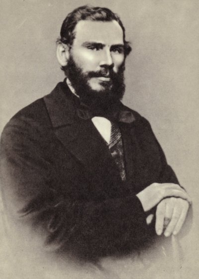 LN Tolstoi，莫斯科，1862年 作者 俄罗斯摄影师