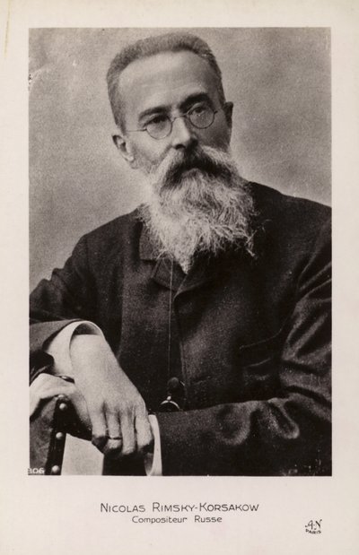Nkolai Rimsky-Korsakov，俄罗斯作曲家 作者 俄罗斯摄影师