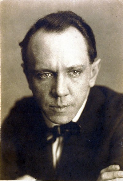 演员、导演和作家米哈伊尔-亚历山大罗维奇-契诃夫（1891-1955 年）肖像 作者 俄罗斯摄影师