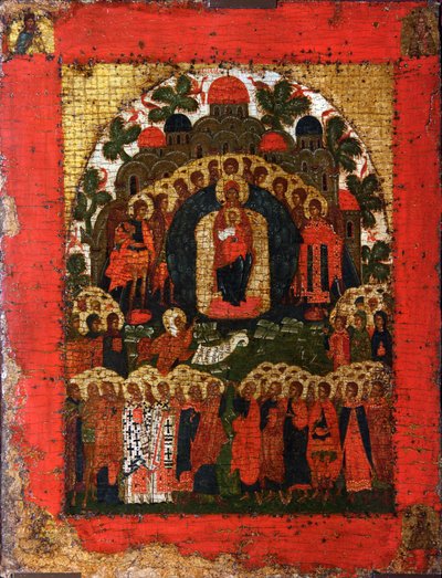 In Thee Rejoiceth, 15世纪末。 作者 俄罗斯图标。