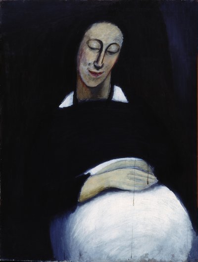 沉睡的女人（布面油画） 作者 露丝·亚当斯