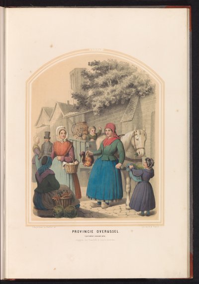 Lonneker 和 Losser 在上艾瑟尔省的服饰，1857 年
上艾瑟尔省。Lonneker, Losser, etc./ XXXIV（标题在实物上） 作者 瓦伦丁·宾