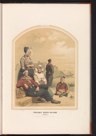 北荷兰沃伦丹的服饰，1857 年
北荷兰省。沃伦丹 / XXXVI（标题在实物上） 作者 瓦伦丁·宾