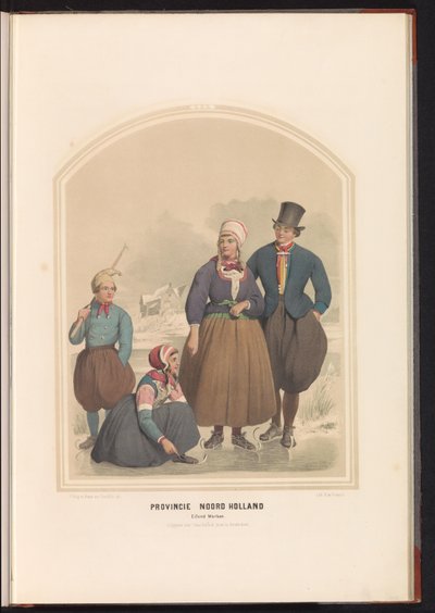 北荷兰马尔肯岛的服饰，1857 年
北荷兰省。马尔肯岛 / XXX（物品上的标题） 作者 瓦伦丁·宾