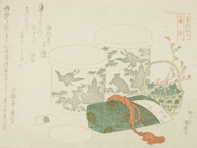 一对盒子、一个信箱和梅花 作者 龙宫京心斋