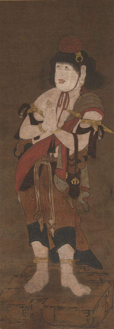 福道妙的侍者，14世纪 作者 不明