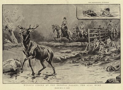 Wulff在水晶宫的马戏团，Stag Hunt 作者 ST Dadd