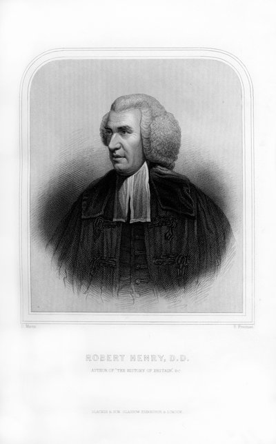 罗伯特·亨利（Robert Henry），苏格兰历史学家，1870年。 作者 弗里曼