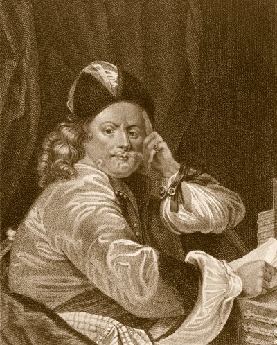 Thomas Killigrew，由JJ Van den Bergh雕刻 作者 哈丁