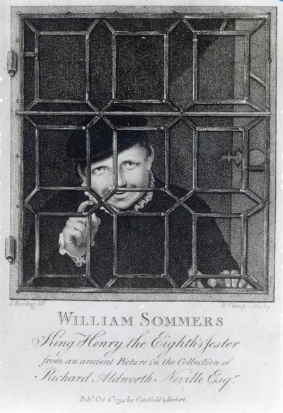 威廉·索默斯（William Sommers），由R. Clamp雕刻，1794年 作者 哈丁