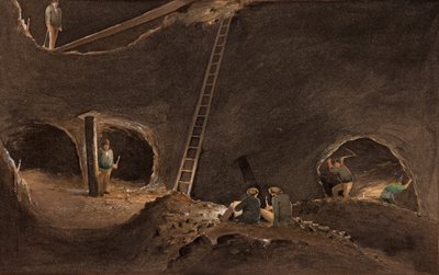 尼尔·斯特拉斯（Neales&39;s Stopes），Burra Burra矿，1847年4月12日 作者 圣吉尔