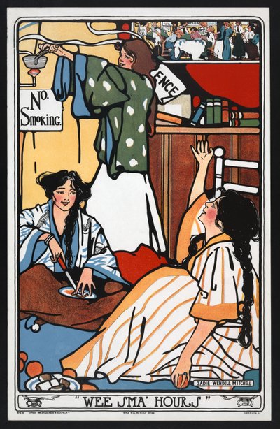 来自女孩的Wee Sma Hours将是女生酒吧。 c.1909 作者 萨迪·温德尔·米切尔