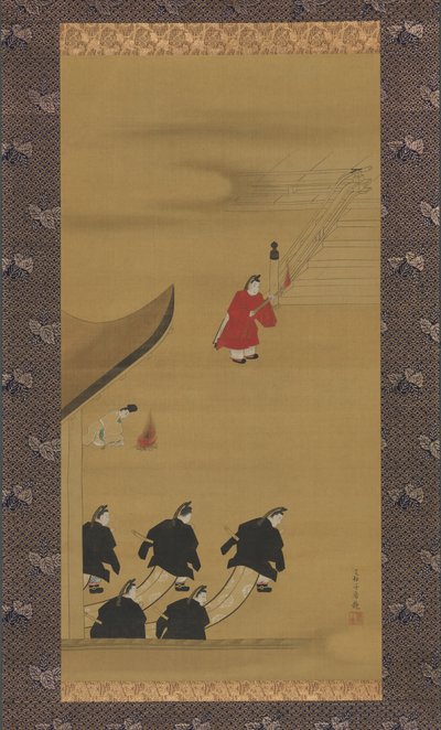 1790年代末期的十二个月的Tsukinami-e活动。 作者 酒井保一