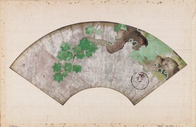 春天的枫树枝，19世纪初 作者 酒井保一