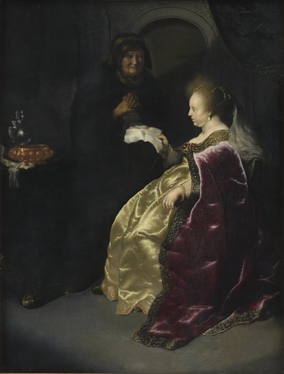 以斯帖读哈曼灭绝犹太人的法令 作者 扬·利文斯（Jan Lievens）
