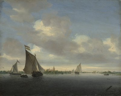 海洋，1650年。 作者 所罗门·鲁斯达尔