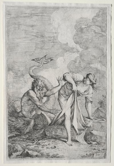 Glaucus和Scylla，c。 1661年。 作者 救世主罗莎