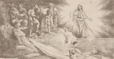 拉撒路的复活》，1645年。 作者 萨尔瓦多·卡斯蒂廖内