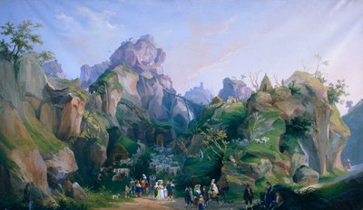 费迪南二世的皇家耶稣诞生场景，萨尔瓦多-费戈拉（1799-1874 年）创作，卡塞塔王宫 作者 萨尔瓦多·费戈拉