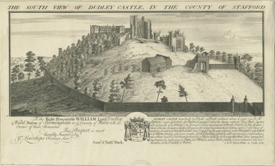 达德利城堡：版画，1731年 作者 塞缪尔·巴克（Samuel Buck）