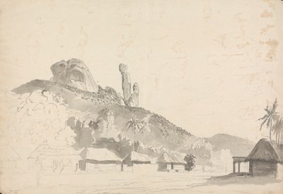 村庄上方的岩层 作者 塞缪尔·戴维斯（Samuel Davis）