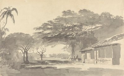 在树下休息的 Sepoys 作者 塞缪尔·戴维斯（Samuel Davis）