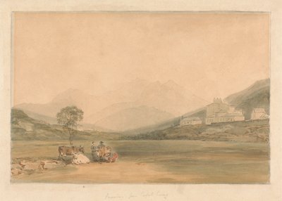 来自 Capel Curig 的斯诺登 作者 塞缪尔·戴维斯（Samuel Davis）