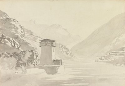旺德波尔[旺堆 Phodrang]桥上的景色 作者 塞缪尔·戴维斯（Samuel Davis）