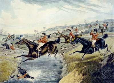 The Grand Leicestershire Fox Hunt，图板 2，由 Charles Hunt 雕刻 作者 塞缪尔·亨利（后）阿尔肯