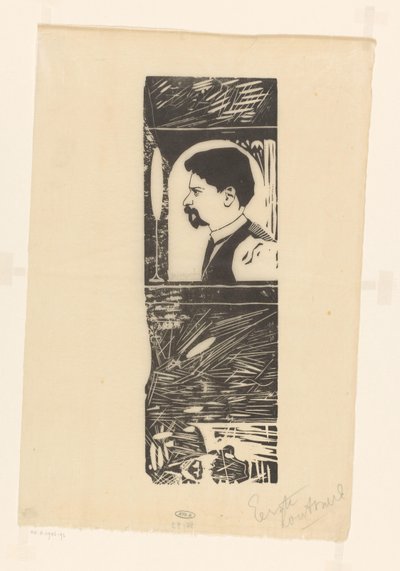 自画像 作者 Samuel Jessurun de Mesquita（艺术家签名）