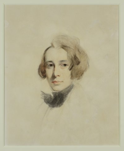 查尔斯·狄更斯的初步素描，1837年 作者 塞缪尔·劳伦斯（Samuel Laurence）