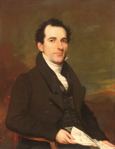 亨利·拉·图雷特·德·格鲁特（Henry La Tourette de Groot），1825-30。 作者 塞缪尔·洛维特·沃尔多
