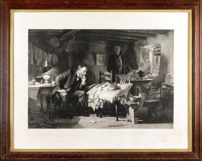博士（摄影版画 作者 Samuel Luke Fildes