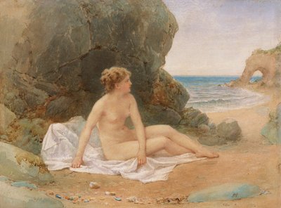 沐浴者》，约1890年 作者 塞缪尔·麦克洛伊（Samuel McCloy）