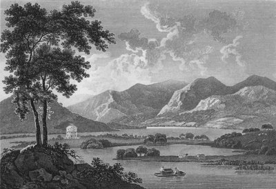 Winnandermere--湖》，1784年。 作者 塞缪尔·米迪曼