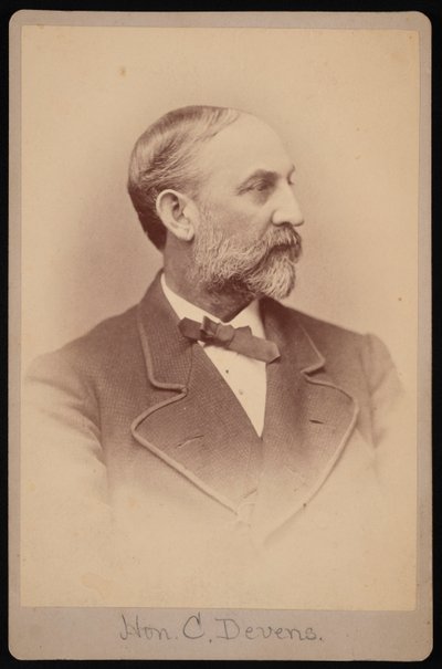 查尔斯-德文斯的肖像，1820-1891年，1891年之前。 作者 塞缪尔·蒙塔古·法塞特