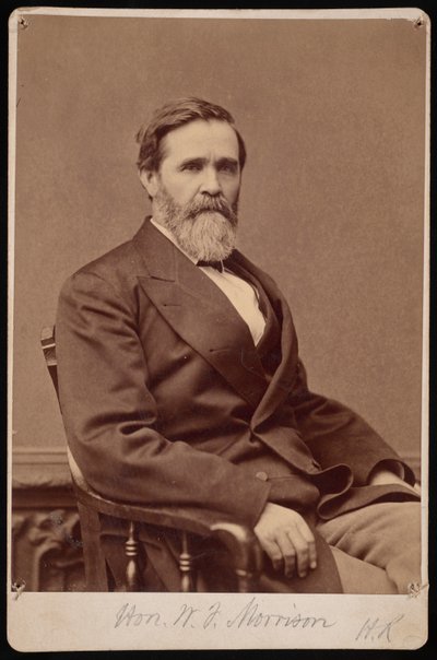 W.F. Morrison阁下的肖像，1876年至1880年间。 作者 塞缪尔·蒙塔古·法塞特