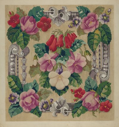 椅座，约1937年。 作者 塞缪尔·O·克莱因