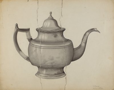 锡镴茶壶 作者 塞缪尔·O·克莱因