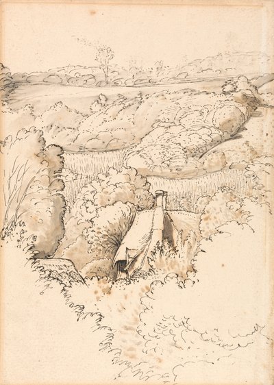 树间小屋，肖勒姆 作者 塞缪尔·帕尔默（Samuel Palmer）
