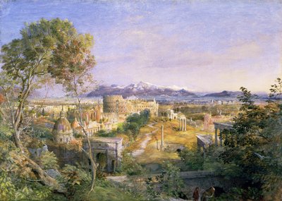 1838年的古罗马风景 作者 塞缪尔·帕尔默（Samuel Palmer）
