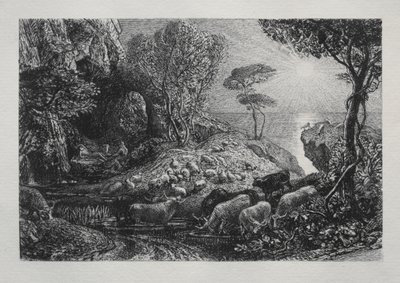 Moeris和Galatea，1883年。 作者 塞缪尔·帕尔默（Samuel Palmer）
