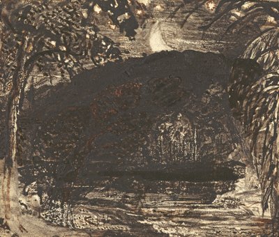 月出 作者 塞缪尔·帕尔默（Samuel Palmer）