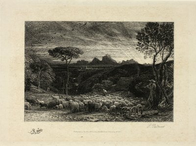 打开折页 作者 塞缪尔·帕尔默（Samuel Palmer）