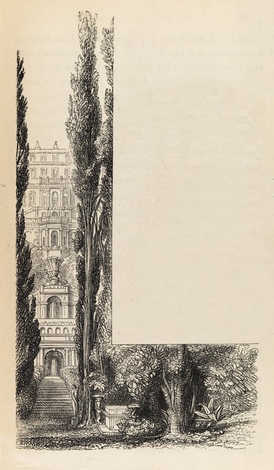 来自意大利的图片，1846年。 作者 塞缪尔·帕尔默（Samuel Palmer）